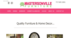 Desktop Screenshot of mastersonvillefurniture.com